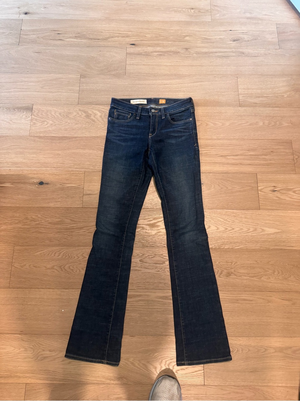 Pilcro Dark Blue Flare Jeans